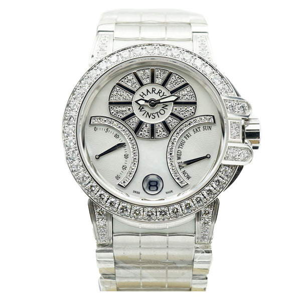 Ocean Lady Bi-Retrograde 36mm White Gold Watch