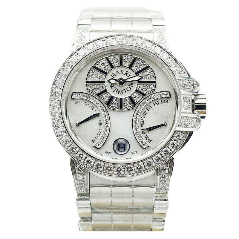 Ocean Lady Bi-Retrograde 36mm White Gold Watch