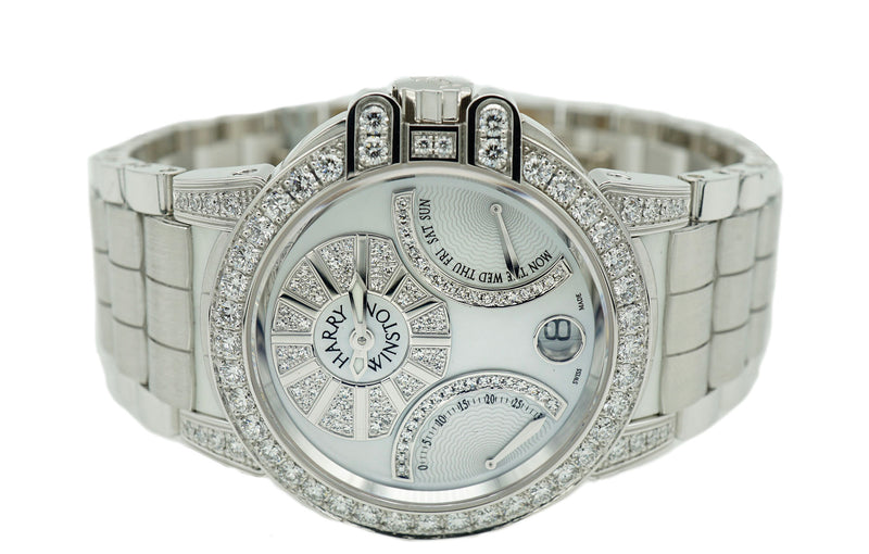 Ocean Lady Bi-Retrograde 36mm White Gold Watch