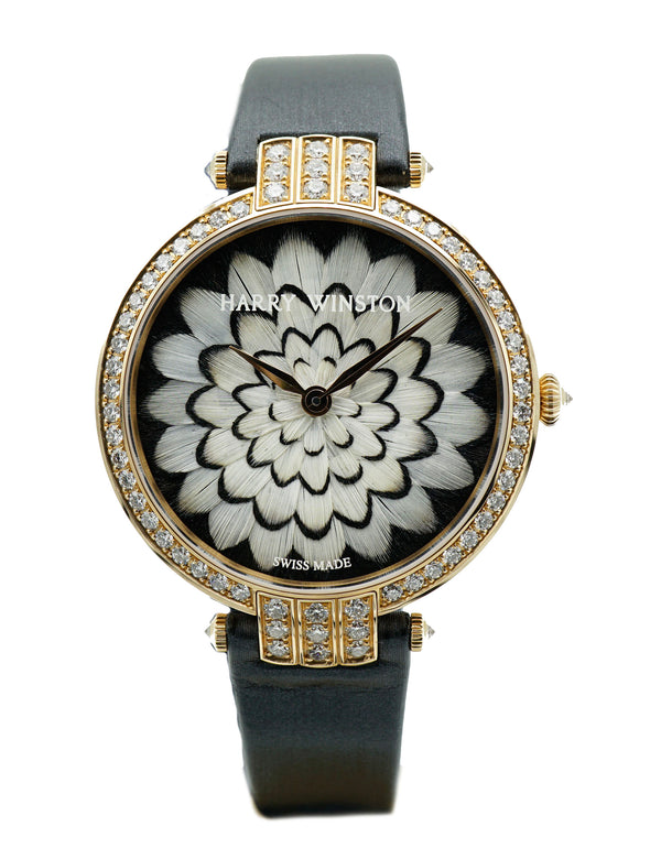 Harry Winston Premier Feathers Ladies Quartz 36mm PRNQHM36RR005