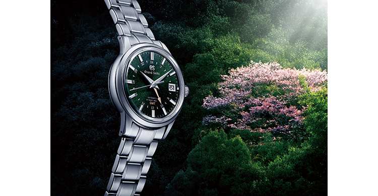 Grand Seiko SBGJ251 Spring Green Hi-Beat GMT Seasons Collection