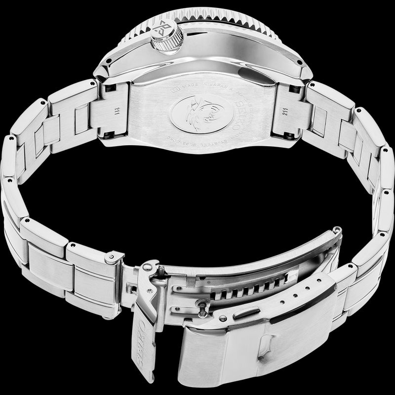 SLA021 Seiko Marine Master Black Prospex Diver caseback