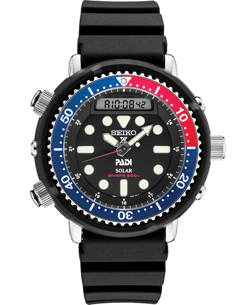 Seiko Prospex "Arnie" Solar Tuna PADI Dive Watch SNJ027