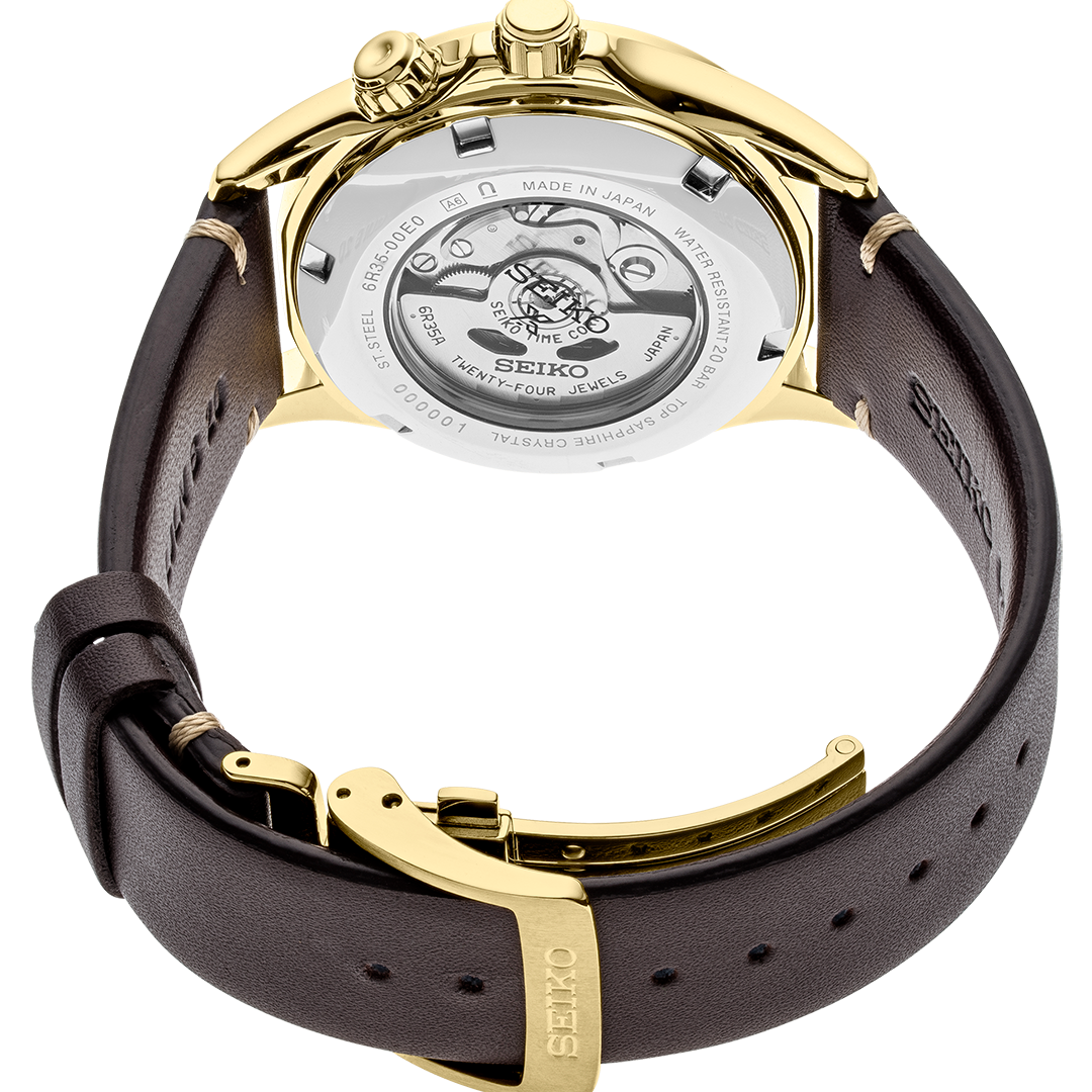 Seiko Prospex Alpinist SPB210 Green Dial Gold Case 2021