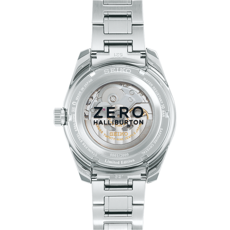 Presage Sharp-Edge GMT Series SPB269 Zero Halliburton Limited Edition