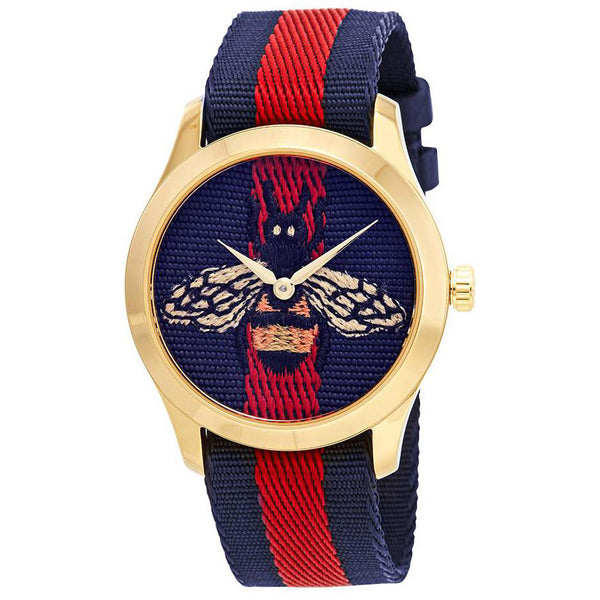 Gucci G-Timeless Blue and Red Bee