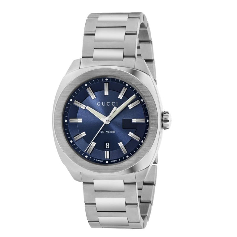 Gucci GG2570 Blue Quartz Watch YA142303