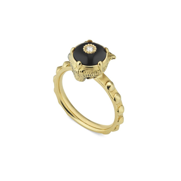 Le Marché des Merveilles Feline Head Ring
