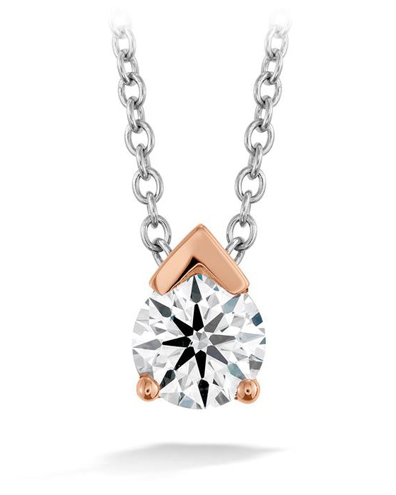 Aerial Single Diamond Pendant