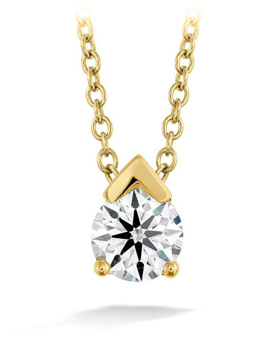 Aerial Single Diamond Pendant