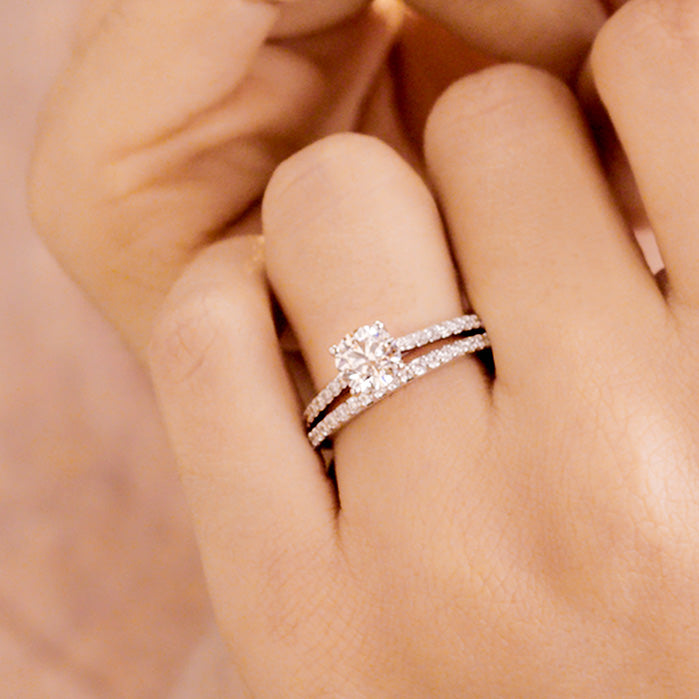 HOF Camilla HOF Engagement Ring Diamond Band