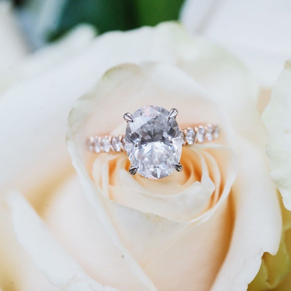 Oval Diamond Engagement Ring