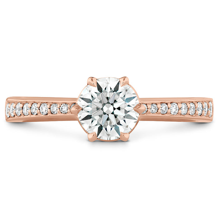 HOF Signature 6 Prong Engagement Ring Diamond Band