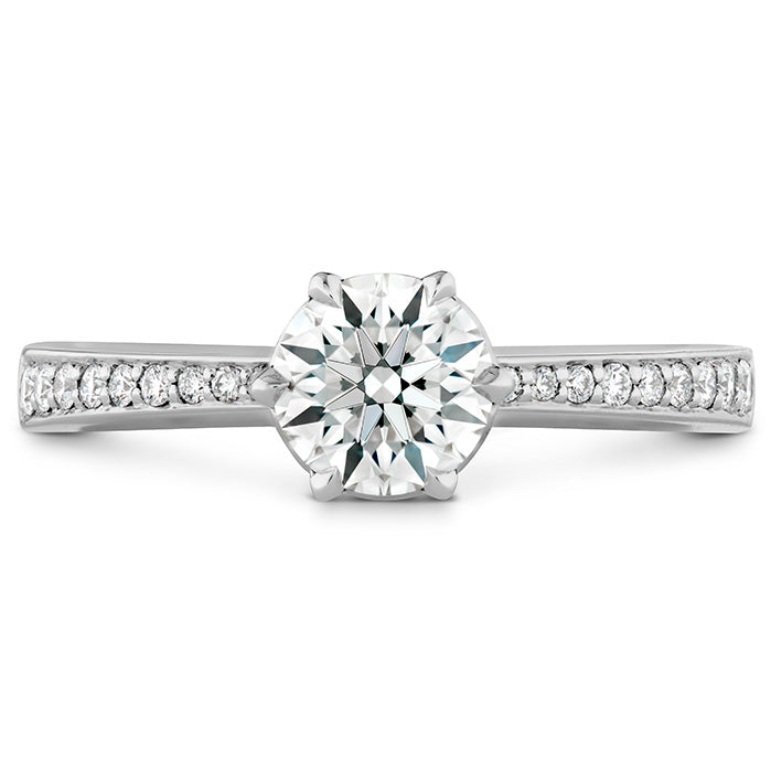 HOF Signature 6 Prong Engagement Ring Diamond Band