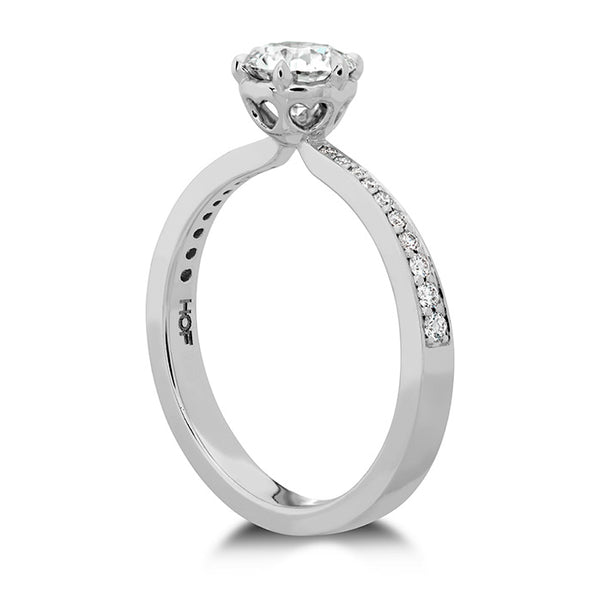 HOF Signature 6 Prong Engagement Ring Diamond Band