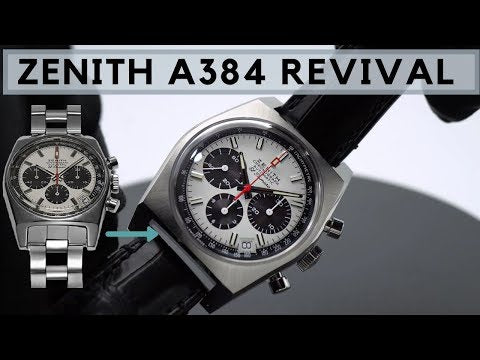 Zenith 50th El Primero Anniversary A384 Revival with Ladder Bracelet 03.A384.400/21.M384