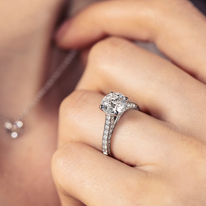 HOF Illustrious Engagement Diamond Intensive Band
