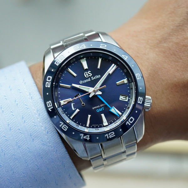 Grand Seiko SBGE255 40.5mm Sport Collection Spring Drive GMT 2020 Blue Dial
