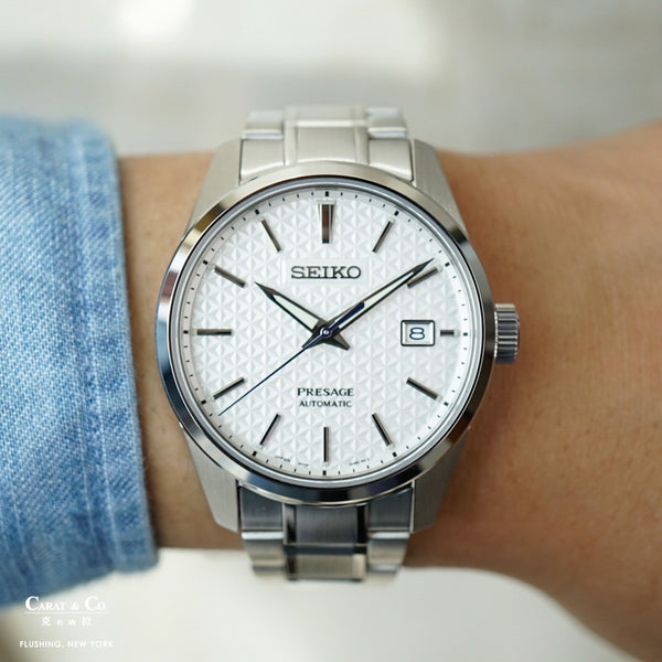 Seiko Presage Sharp Edge Series SPB165 White Dial