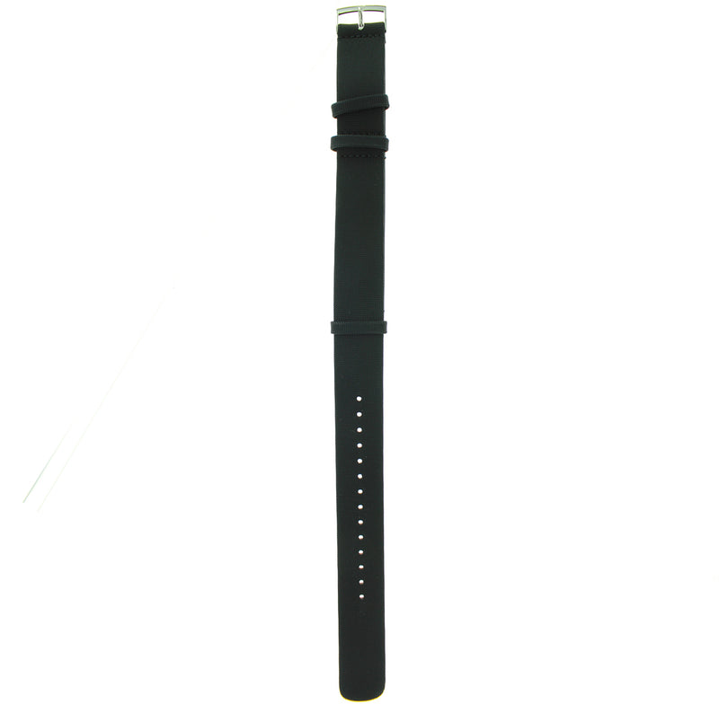 OMEGA NATO REINFOR. FAB BLACK + BUCKLE 21MM