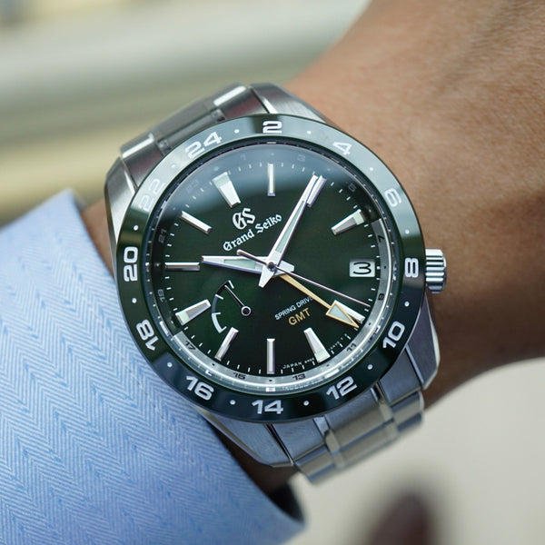 Grand Seiko SBGE257 40.5mm Sport Collection Spring Drive GMT 2020 Green Dial