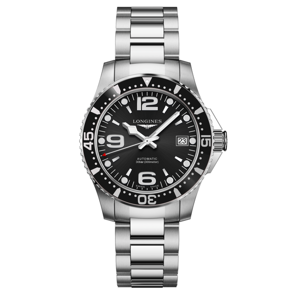 Longines HydroConquest 39mm Stainless Steel Diving Watch L37414566