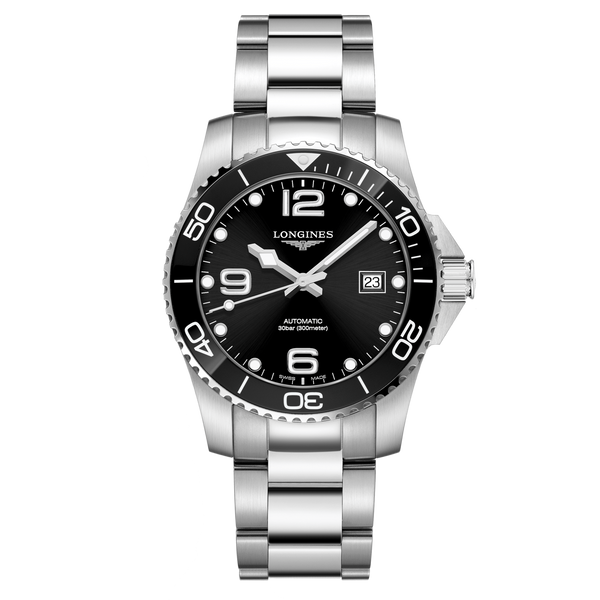 Longines HydroConquest 41mm Stainless Steel & Ceramic Diving Watch L37814566