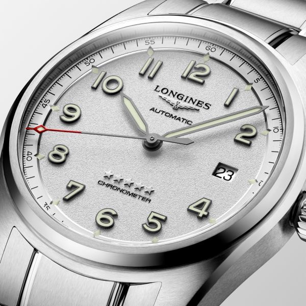 Longines Spirit L3.810.4.73.6 Silver Dial Bracelet 5-Year Warranty