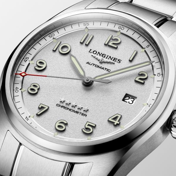 Longines Spirit L3.810.4.73.6 Silver Dial Bracelet 5-Year Warranty!