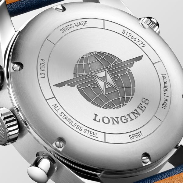 Longines Spirit Chronograph Blue Dial L3.820.4.93.0 5-Year Warranty