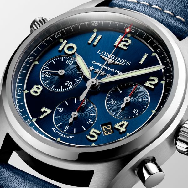 Longines Spirit Chronograph Blue Dial L3.820.4.93.0 5-Year Warranty