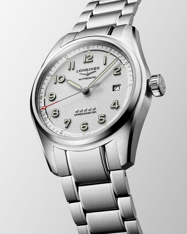 Longines Spirit L3.810.4.73.6 Silver Dial Bracelet 5-Year Warranty!