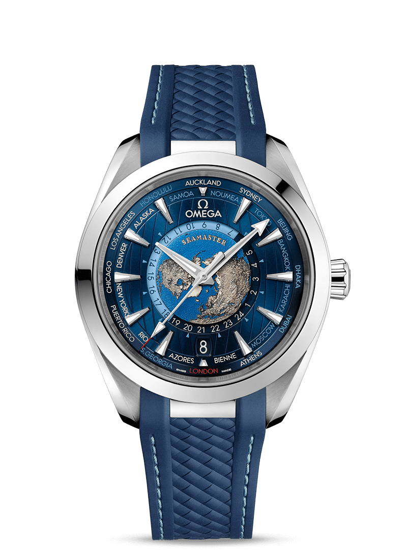 Omega Seamaster Aqua Terra GMT Worldtimer Master Chronometer 43mm