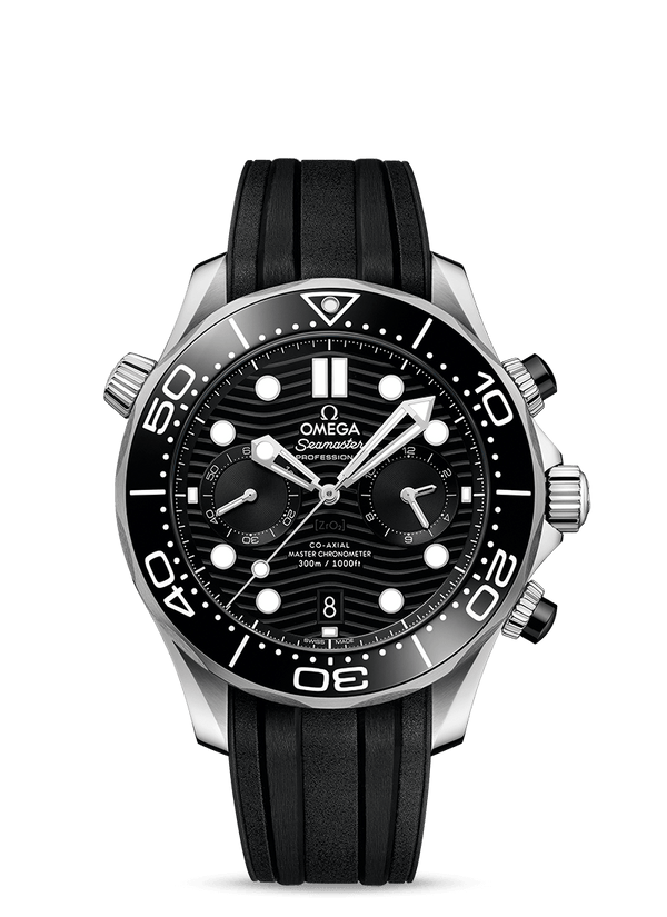 Omega Seamaster Diver 300M Chronograph Black Dial