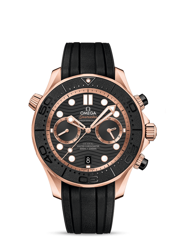Omega Seamaster Diver 300M Chronograph Master Chronometer 44mm Sedna Gold