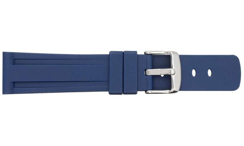 Silicone Blue Heavy Sports Watch Strap